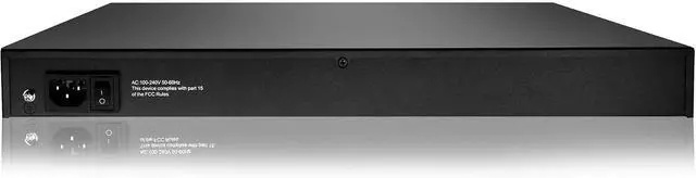 Alt view image 4 of 6 - Full Gigabit Managed PoE Switch 24 Port with 2 SFP Slots with managment/vlan/RSTP/SNMP Fiber Switch