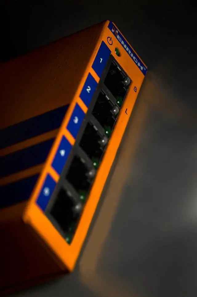 Alt view image 5 of 7 - True Industrial Ethernet: Henrich 5x100Mbps Copper Port Din-Rail Switch