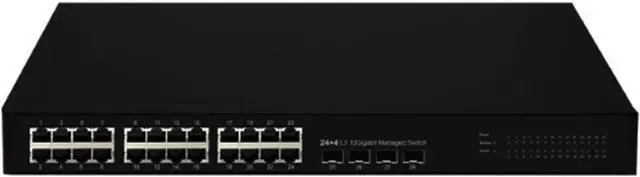 Main image of Business Ethernet switches L2 Managed Ethernet Switch: 24x10/100/1000M RJ45 Ports + 4x1G SFP Ports(Nom-POE Switch)