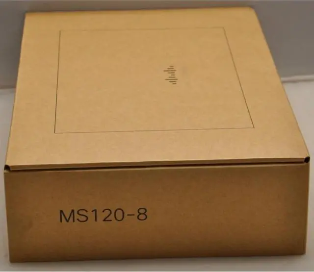 Alt view image 3 of 3 - MS120-8-HW Cloud Managed Switch - 8X Gigabit Ports, 2X SFP Uplinks - Fanless, Desktop - (New Sealed)