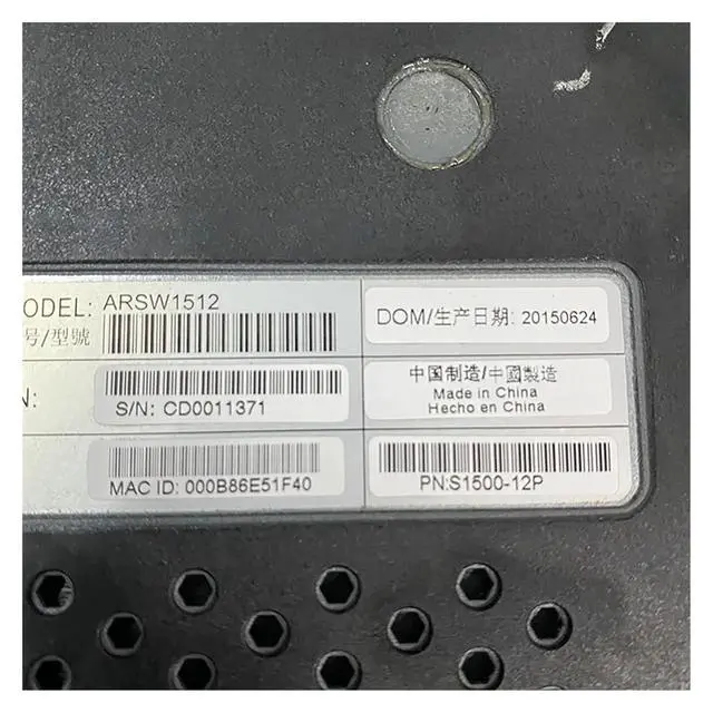 Alt view image 3 of 3 - 1500-12P 12-Port Power Over Ethernet Switch with 2 Optical Ports, Gigabit Network Hub for Home Office and Enterprise Data Transmission
