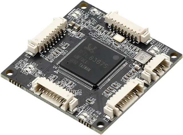Alt view image 6 of 6 - Form Factor 4 Port Gigabit Switches Supporting DC5-12V Input for Flexible Networking Gigabit Ethernet Switches