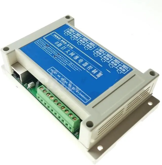 Alt view image 3 of 5 - 8 Way Network Ethernet, Internet Relay Switch, RJ45 Cable, TCP/IP, MODBUS, RTU