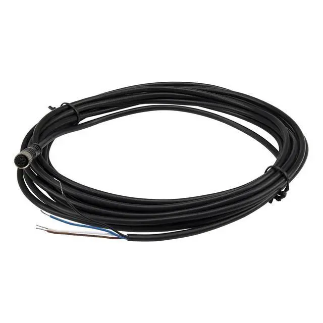 Alt view image 2 of 6 - 1pc FSC8-FS-4 M8 5m PVC Cable Sensor Connector 4 pins Straight Female Head for M8 NPN PNP NO+NC Proximity Sensor Switch(Black)