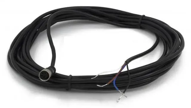 Main image of 1pc FSC8-FS-4 M8 5m PVC Cable Sensor Connector 4 pins Straight Female Head for M8 NPN PNP NO+NC Proximity Sensor Switch(Black)