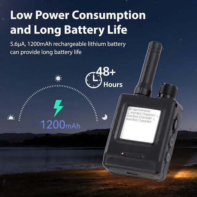 Alt view image 3 of 7 - ELECROW Meshtastic LoRa Transceiver with GPS and ESP32-S3 &1.54" EPD Screen