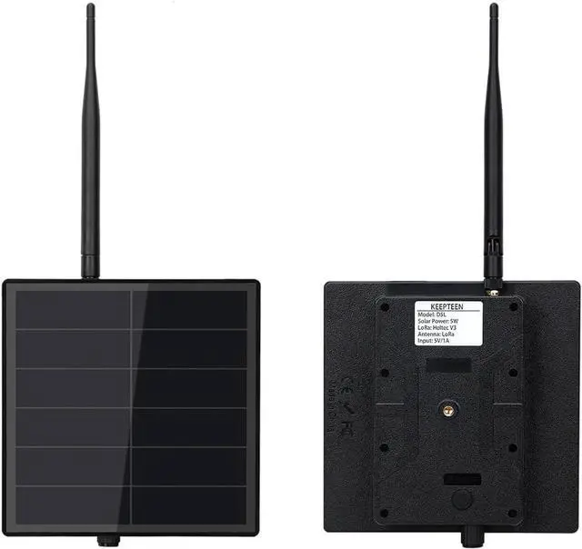 Main image of KEEPTEEN D5L-H1 Meshcore Mesh Node Repeater,5W Solar Panel Lora Kits Bult in Heltec ESP32 V3 LoRa WiFi BLE Modules Board and Battery Controller