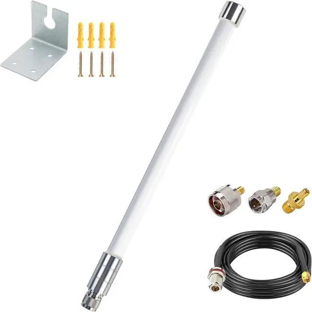 Main image of 5G 4G LTE Wide-Band Fiberglass Antenna 600-5000MHz Outdoor Omni Long Range Aerial 8 dBi for Verizon AT&T Home Internet T-Mobile Cellular Networks Router Gateway