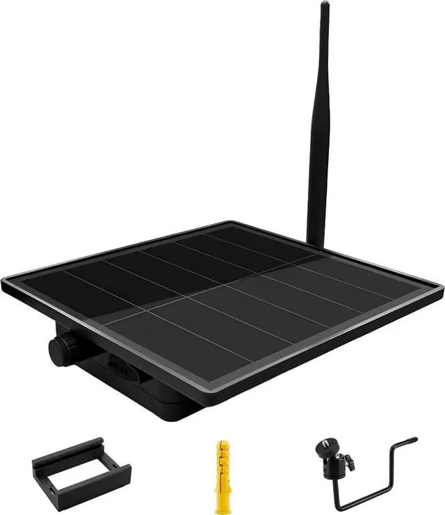 Main image of Meshtastic Solar LoRa Repeater, 5W Solar Enclosure Meshtastic Repeater with 915mhz Antenna, Compatible V3 V4 T114 with OLED Display Meshtastic Meshcore Node Devices