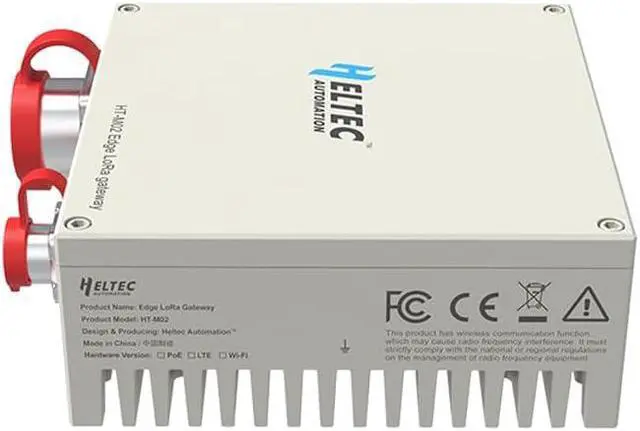 Alt view image 3 of 5 - Heltec HT-M02 V2 High Speed LoRaWAN Gateway 915MHz LTE Cat.4 Outdoor LoRa Hub with PoE Dual-Band Antenna IP66 Waterproof 32GB eMMC Docker Linux Gateway for Industrial IoT Smart City Remote Monitoring