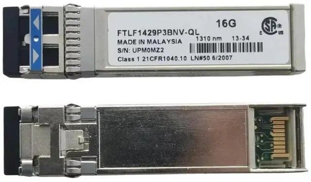 Main image of 1pc 16G 10KM Sfp Fiber Optical Module FTLF1429P3BCV-QL FTLF1429P3BNV-QL 1310nm 16GB HBA Channel LR Optical Transceiver