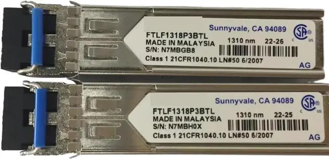 Main image of 1PCS 1.25G SFP 10km Gigabit Optical Fiber/FTLF1318P3BTL Gigabit 1310nm LC SFP Single Mode/1.25GB SFP Transceiver
