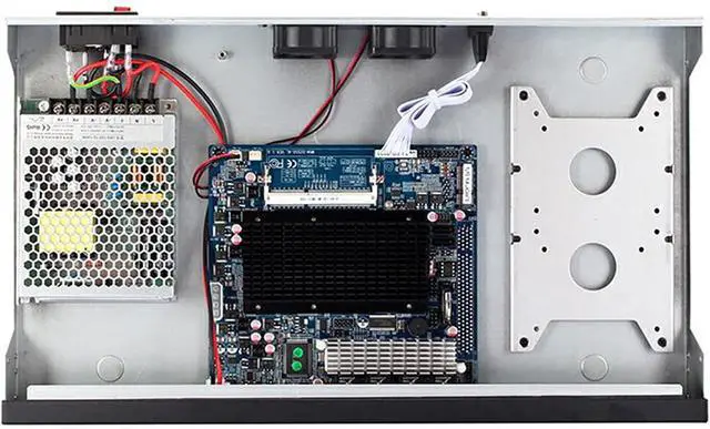 Alt view image 3 of 3 - 1U Rackmount Firewall Hardware,OPNsense, VPN, Network Security Appliance, Router PC, N2600 D2700, RS12, 4 x Gigabit LAN, COM, VGA, Fan, 4G RAM, 64G SSD