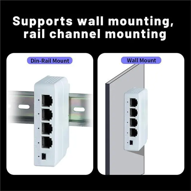 Alt view image 5 of 7 - Repeater POE 4 Port PoE Extender poe Repeater for IP Port Transmission Extender for POE Switch NVR IP