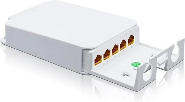 Main image of Repeater POE 5 Port Rainproof POE Extender 4 Port Repeater 100/1000Mbps Outdoor Network VLAN 44-57V