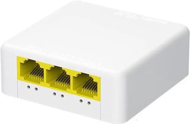 Main image of Repeater POE 3 Port 100M POE Extender 100M Network Switch Repeater IEEE802.3af/at Plug&Play for PoE Switch