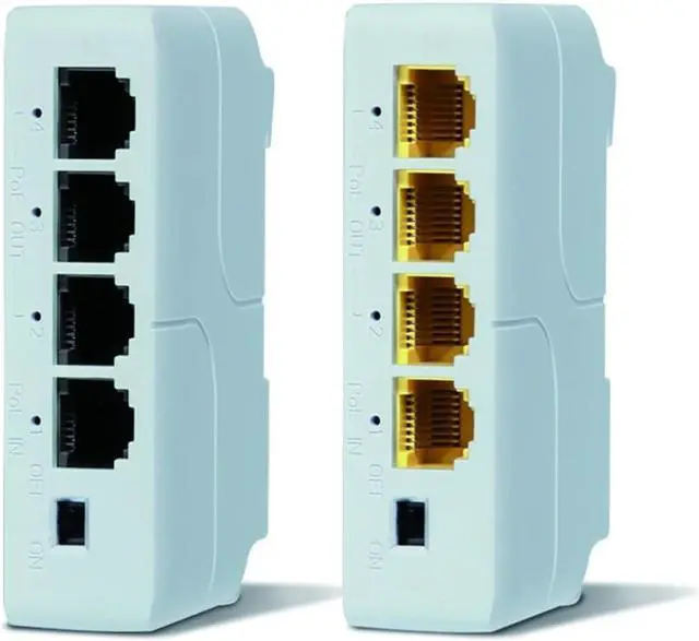 Main image of Repeater POE 3 Port PoE Extender 10/100/1000Mbps 1 to 3 Network Switch Repeater with IEEE802.3af Plug&Play(SST-AT13G)