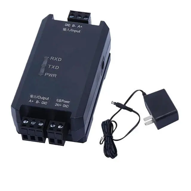 Alt view image 2 of 5 - 1pcs RS485 Repeater Industrial Grade Amplifier Distance Extender RS-485 External Power Supply