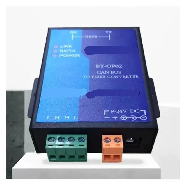 Alt view image 2 of 5 - 2 Channels CAN Bus to Fiber Optic Converter Repeater 500Kbps, Customizedd Singlemode Multimode SC/FC/ST