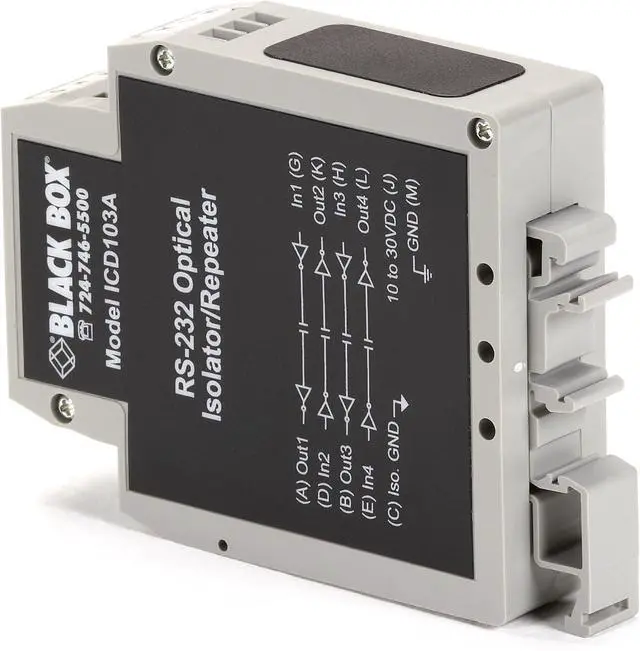 Main image of Black Box Async RS232 Repeater, (2) Terminal Block
