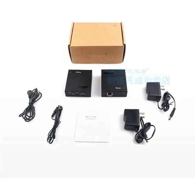 Alt view image 4 of 4 - HDMI USB IR UTP Extender by RJ45 Ethernet Cable to Extend HDMI 1.4 1080P 3D Repeater 150 Meters Transmitter + Receiver 1:N