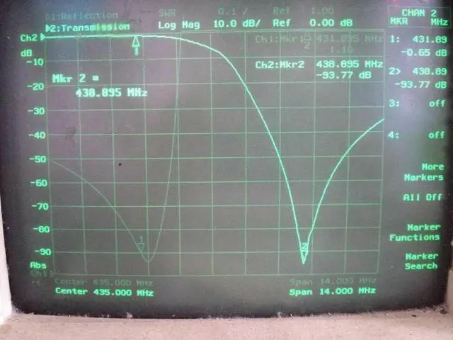 Alt view image 3 of 4 - 400-470MHz 50W Duplexer for Radio Repeater with Preset Low Frequency 462MHz & High Frequency 467MHz & N Female connectors