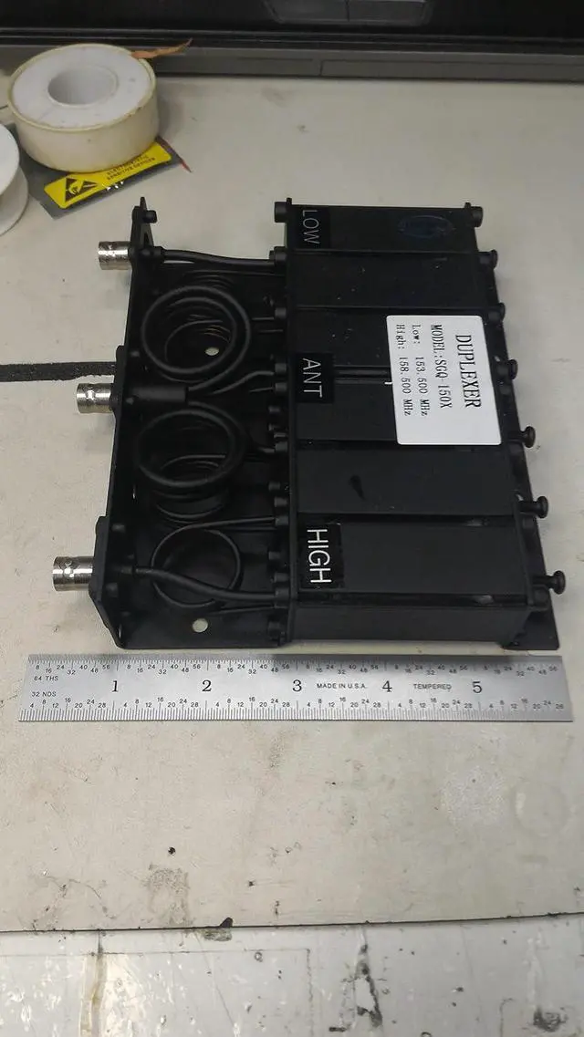 Alt view image 2 of 2 - US Stock, with Warranty & Service, Compact 6-Cavity VHF Duplexer BNC for Repeater 145-176 MHz