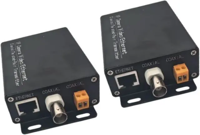 Alt view image 3 of 7 - 2000M Ethernet Over Coaxial Extender for 100Mbps Long Distance Networking Coaxials Cable Extender