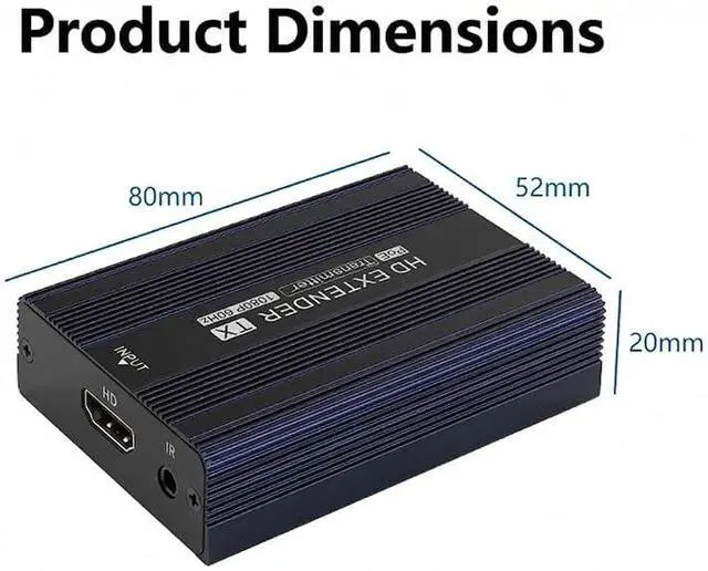 Alt view image 2 of 7 - ET1815KVM 150m 1080P 60Hz HDMI Extender with Cat6 / RJ45 / KVM Port