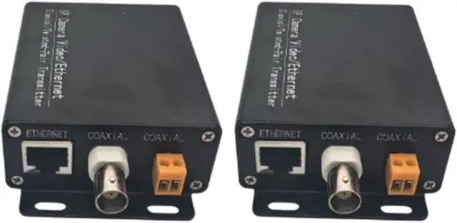 Alt view image 6 of 7 - 2000M Ethernet Over Coaxial Extender for 100Mbps Long Distance Networking Coaxials Cable Extender