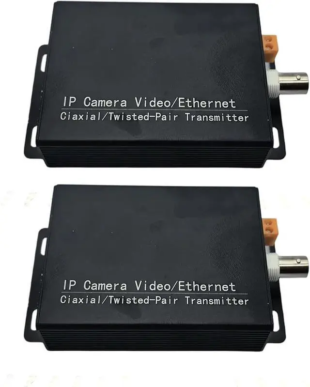 Alt view image 7 of 7 - 2000M Ethernet Over Coaxial Extender for 100Mbps Long Distance Networking Coaxials Cable Extender