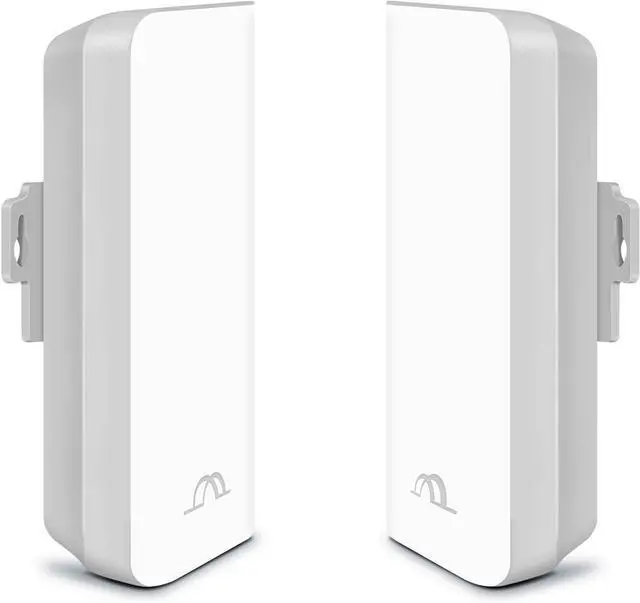 Main image of Wireless Bridge Point to Point Outdoor WiFi, 5.8GHz 1KM Network Expansion Kit for PtP/PtMP Bridge with Dual 100Mbps, Long Range High Speed for Network Extend, PoE Adapter, IP65 Waterproof