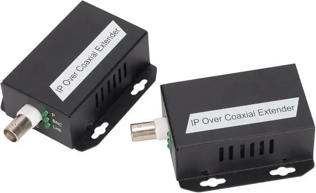 Alt view image 3 of 7 - 2Pcs Extender Ethernet Adapter, Ethernet Extender with RJ45 and Coaxial Interface, Two Way Communication Extender for Computer Network, Plug and Play with Good Heat