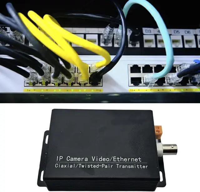 Alt view image 5 of 7 - 2000M Ethernet Over Coaxial Extender for 100Mbps Long Distance Networking Coaxials Cable Extender