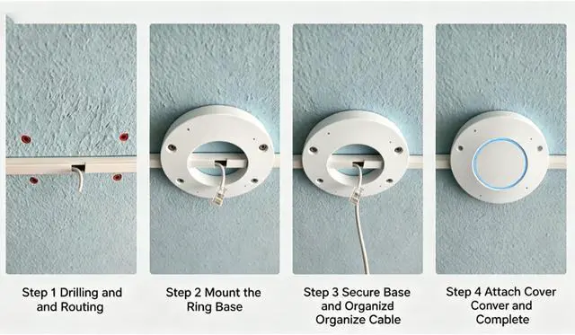 Alt view image 2 of 2 - Wall Ceiling Mount Base Cover Compatible with Ubiquiti Networks UniFi