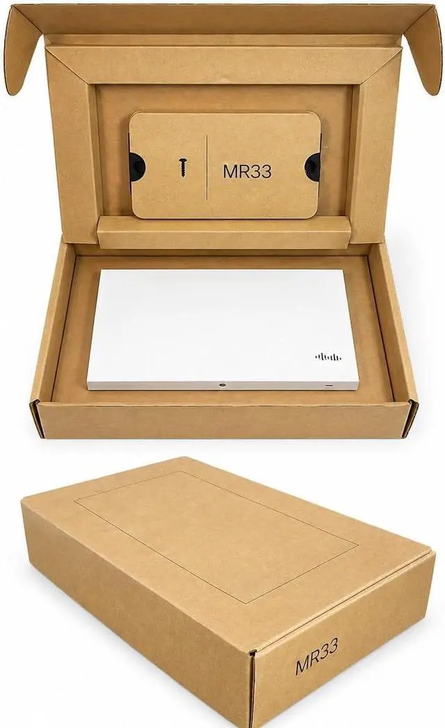 Main image of MR33-HW Mera-ki Cloud-Managed Dual-Band 802.11ac Wave 2 Wireless Access Point, 2x2 MU-MIMO, Gigabit Ethernet, BLE, PoE, New Sealed