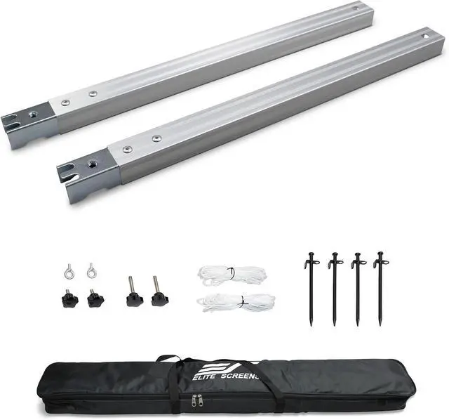 Alt view image 6 of 7 - Elite Screens Extension Legs for Yard Master 2 Projection Screens (90 to 135 Models) and WraithVeil Dual Models, Accessory Part: ZOMS2-LEGS