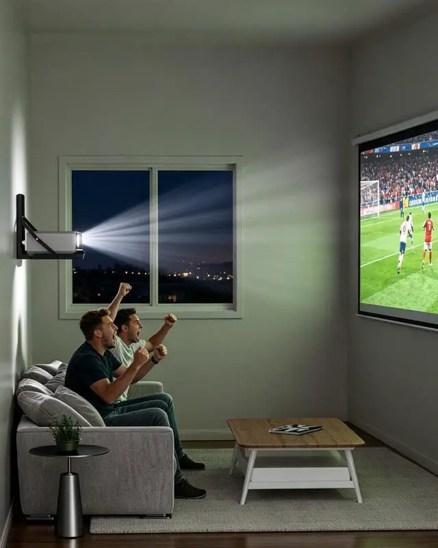 Alt view image 7 of 7 - Flip Down Projector Wall Mount, Space Saving Foldable Shelf,Holds 22lbs