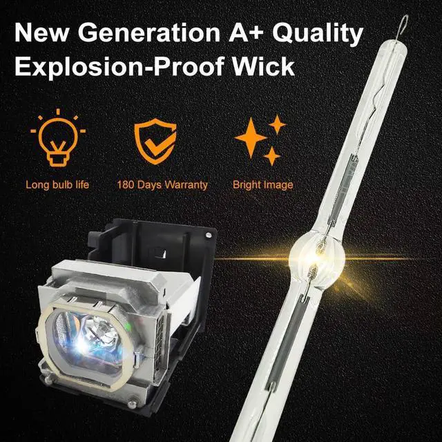 Alt view image 3 of 7 - A+ Quality VLT-HC6800LP Professional Replacement Projector Lamp with Housing Compatible with Mitsubishi HC6800 / HC6800U