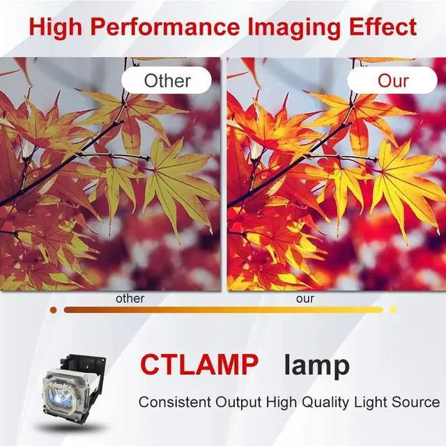 Alt view image 4 of 7 - A+ Quality VLT-HC6800LP Professional Replacement Projector Lamp with Housing Compatible with Mitsubishi HC6800 / HC6800U