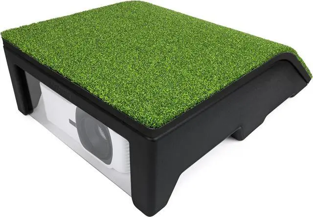 Main image of GoSports Golf Simulator Projector Cover with Turf - Floor Mounted Enclosure for LED Projectors