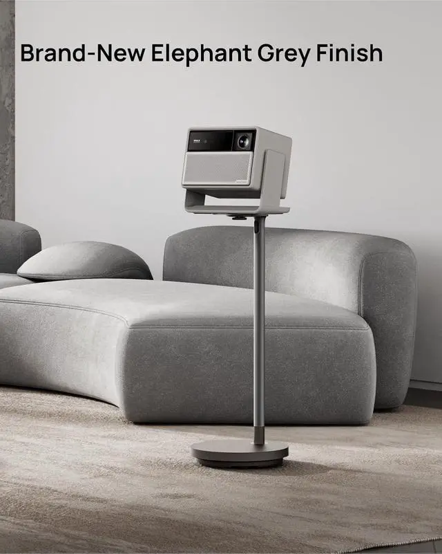 Alt view image 5 of 7 - XGIMI Floor Stand Ultra for HORIZON 20 Series(Elephant Grey), Projector Stand Fits in Home Decor, Solid Base, Support up to 10 kg, Hidden Storage, Made from Aerospace-Grade Aluminum Alloy