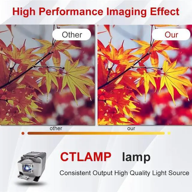 Alt view image 5 of 7 - A+ Quality sp-lamp-078 Replacement Projector Lamp splamp-078 Compatible with SP-LAMP-078 INFOCUS IN3124 IN3126 IN3128HD