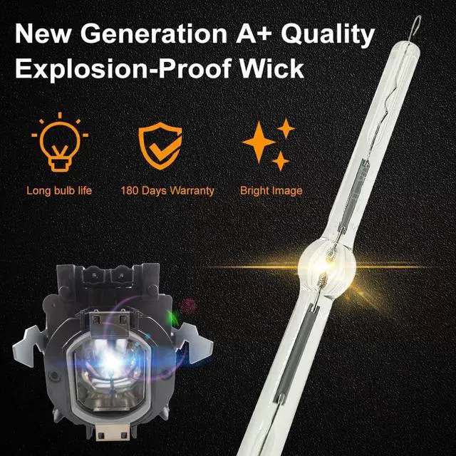 Alt view image 3 of 7 - A+ Quality XL-2400 Replacement Projector Lamp Bulb with Housing Compatible with Sony KDF-42E2000 KDF-46E2000 KDF-46E2010 KDF-50E2000 KDF-50E2010 KDF-55E2000 KDF-55E2010