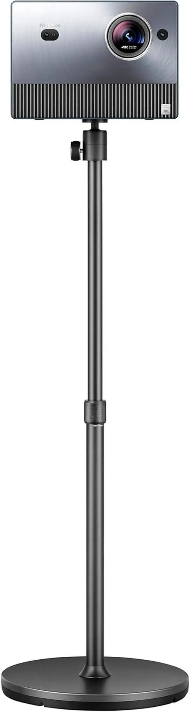 Alt view image 5 of 7 - Hisense C1 Projector Floor Stand SG8H Premium Metal Projector Tripod Mount Adjustable Height 580-950 mm, Universal 1/4 Screw, Stable Gimbal Design