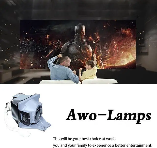 Alt view image 3 of 7 - AWO Original P-VIP240W Lamp Bulb for RLC-101 / RLC-104 / RLC-105 with Housing for VIEWSONIC Pro7827HD,PJD7836HDL,PJD7526W,PJD7326,PJD7820HD Projectors