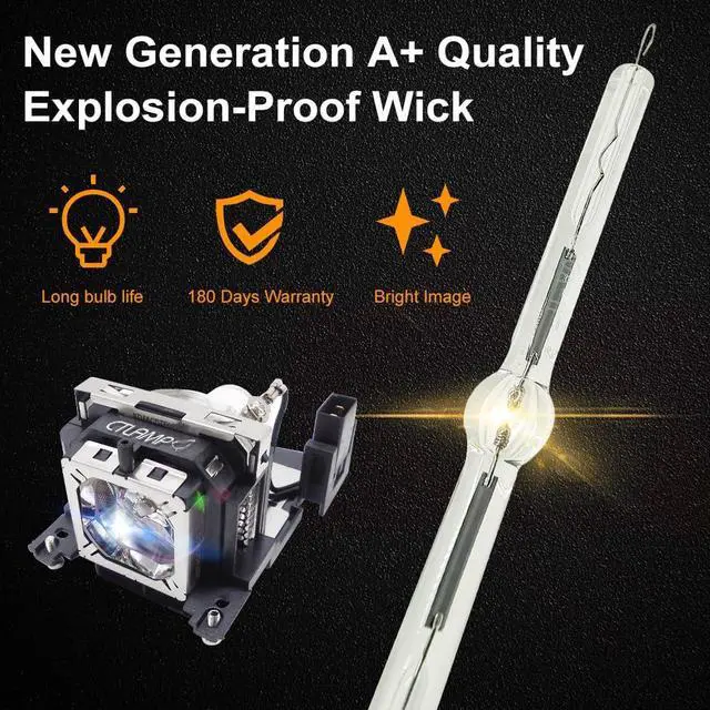 Alt view image 4 of 7 - A+ Quality POA-LMP131 / 610-343-2069 Replacement Projector Lamp Bulb with Housing Compatible with SANYO PLC-WXU300 PLC-XU300 PLC-XU3001 PLC-XU300A PLC-XU301 PLC-XU301A PLC-XU305 PLC-XU350