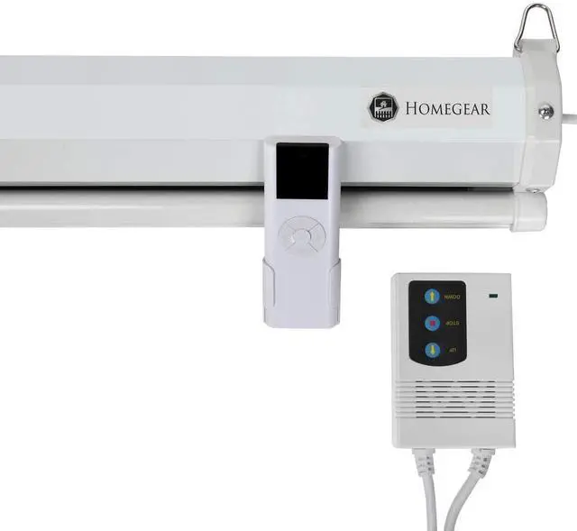Alt view image 3 of 3 - 106" 16:9 HD Electric Motorized Projector Screen + Remote