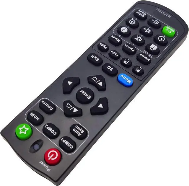 Alt view image 3 of 5 - A-00009810 Projector Remote Control for ViewSonic PJD7828HDL, PJD7831HDL, PJD7836HDL, PRO7827HD