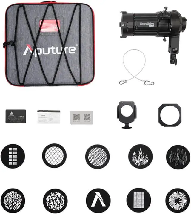 Alt view image 5 of 5 - Aputure Spotlight Mini 36° Lens Kit Projection Lens Modifier for Storm 80c